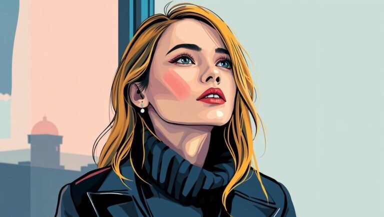 AI Image Enhancer: Відгук про інструмент покращення AI-зображень (та безкоштовна ліцензія!) Світла вітальня з диваном, каміном, журнальним столиком та книгами. Затишний дизайн інтерєру, лаконічно та елегантно оформлено.