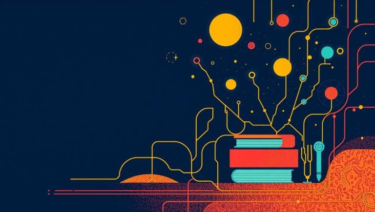 Штучний інтелект: Асистенти, Агенти та RAG – Що Вам Потрібно Знати Зображення інтерєру: сучасна кухня з островом, білі шафи, деревяна стільниця, яскраві акценти. Стильний дизайн, світло.