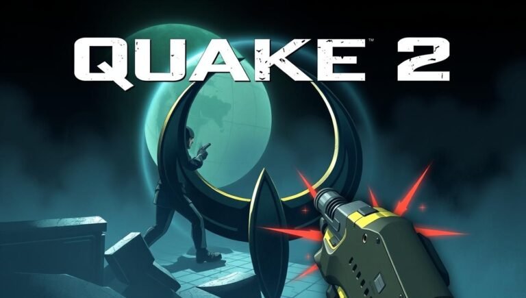 Quake 2: Від ностальгії до AI-генерованого майбутнього Зелений ліс, сонце крізь гілки. Лісова природа, дерева, світло. Спокійна лісова сцена.