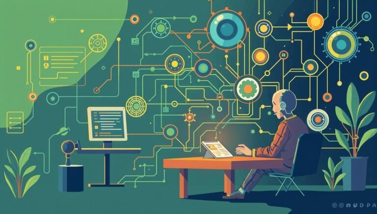 Gen AI для початківців: 10 ключових термінів, які варто знати Візуалізація будівлі з сучасним дизайном, фасад. Скляні вікна, хмарочос, архітектура, сонце.