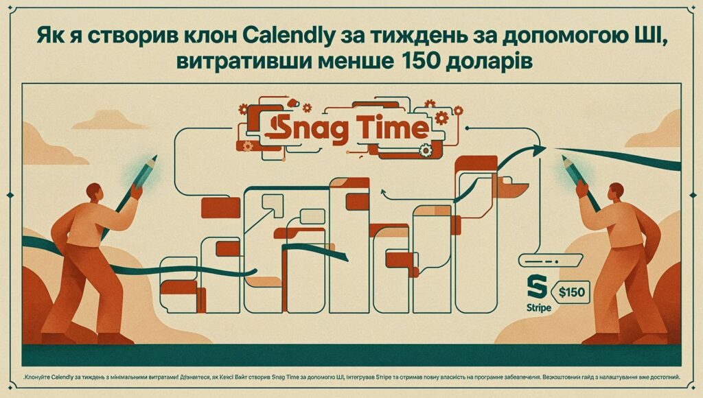 ШІ для Юнікорнів | Як я створив клон Calendly за тиждень за допомогою ШІ, витративши менше 150 доларів