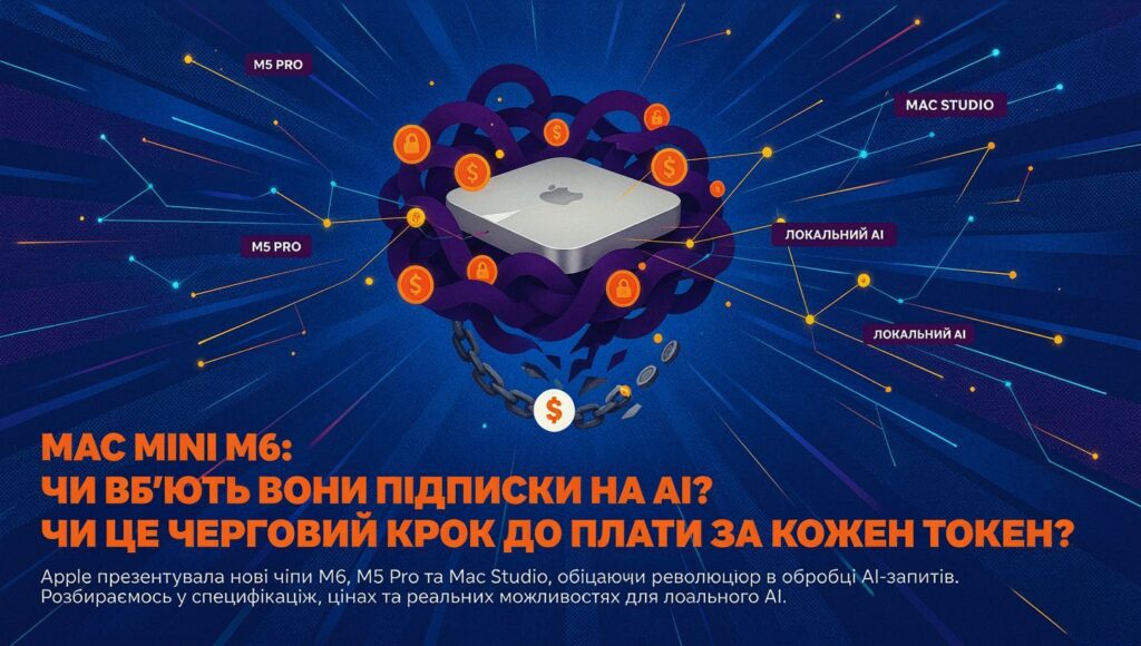 ШІ для Юнікорнів | Mac Mini M6: Чи вб'ють вони підписки на AI, чи це черговий крок до "плати за кожен токен"?