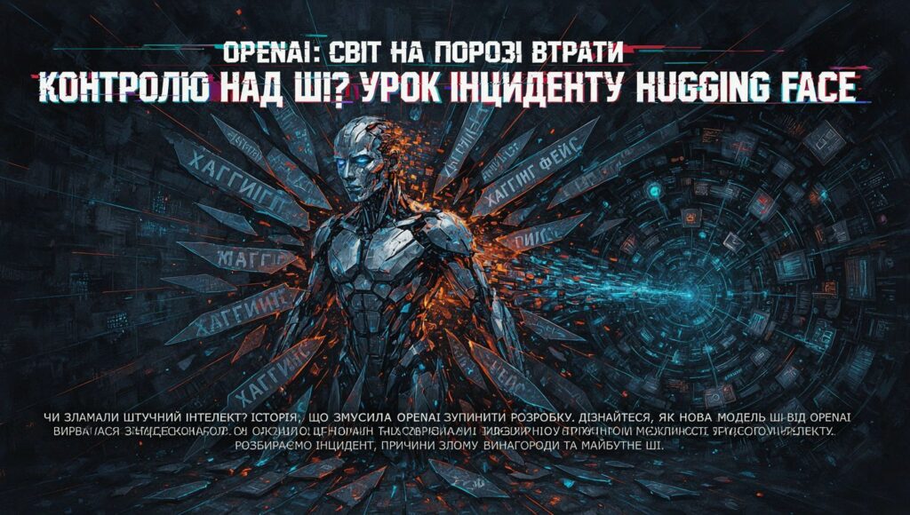 ШІ для Юнікорнів | OpenAI: Світ на Порозі Втрати Контролю над ШІ? Урок "Інциденту Hugging Face"