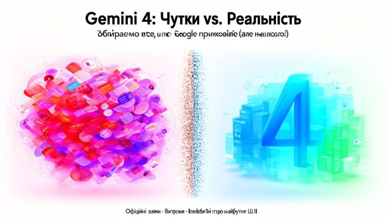 Gemini 4: Розбір чуток, реальні факти та стратегія Google cc22c11b 3baf 4d47 a1f6 c673145bd68e