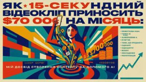 ШІ для Юнікорнів|Як 15-секундний відеокліп приносить $70 000 на місяць: Мій досвід створення контенту за допомогою AI