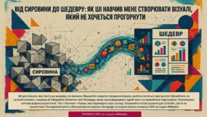 ШІ для Юнікорнів|Від сировини до шедевру: як ШІ навчив мене створювати візуал, який не хочеться прогорнути