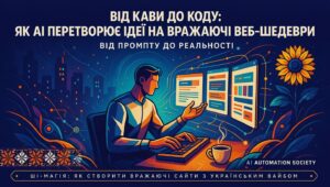ШІ для Юнікорнів|Від Кави до Коду: Як AI Перетворює Ідеї на Вражаючі Веб-Шедеври, Від «Промпту» до Реальності.