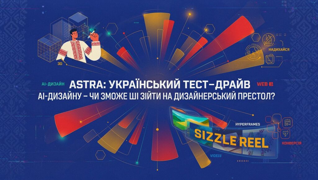 ШІ для Юнікорнів | Astra: Український Тест-Драйв AI-Дизайну – Чи Зможе ШІ Зійти на Дизайнерський Престол?