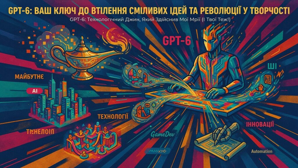 ШІ для Юнікорнів | GPT-6: Ваш Ключ до Втілення Сміливих Ідей та Революції у Творчості