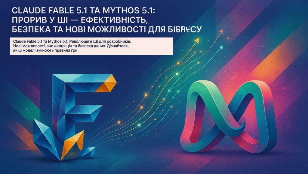 ШІ для Юнікорнів | Claude Fable 5.1 та Mythos 5.1: Прорив у ШІ – Ефективність, Безпека та Нові Можливості для Бізнесу