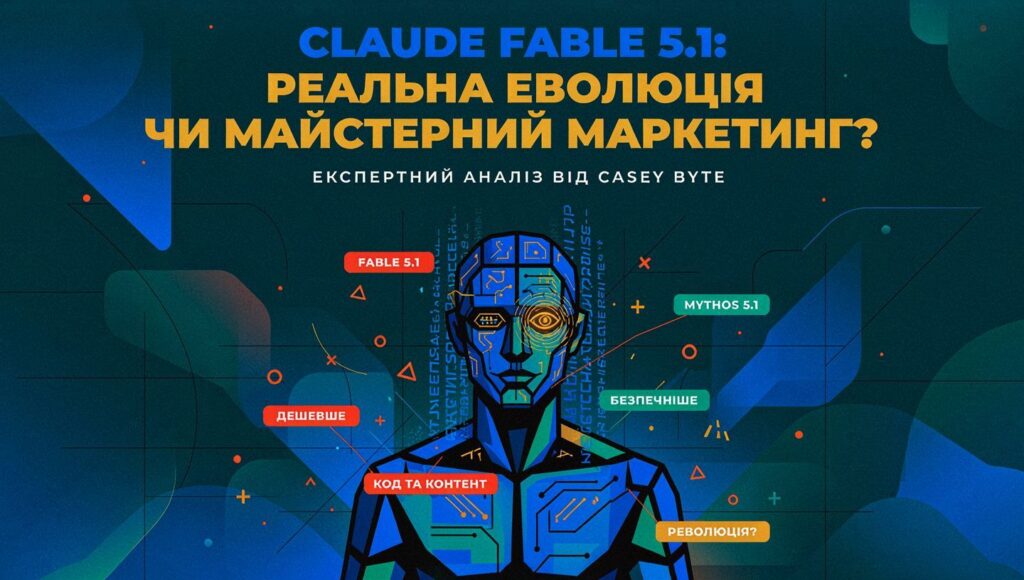 ШІ для Юнікорнів | Claude Fable 5.1: Реальна Еволюція чи Майстерний Маркетинг? Експертний Аналіз від Casey Byte