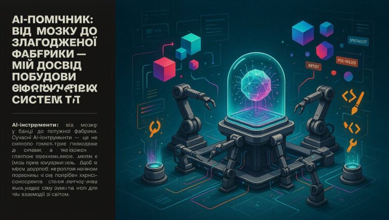 ШІ для Юнікорнів|AI-помічник: від “мозку” до злагодженої “фабрики” — мій досвід побудови ефективних систем
